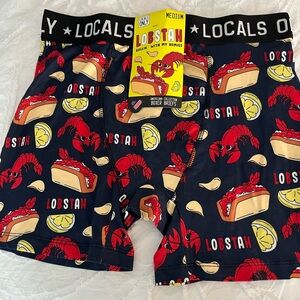 NWT - Locals Only Lobstah American Collection Boxer Brief Men's Size Medium  🦞